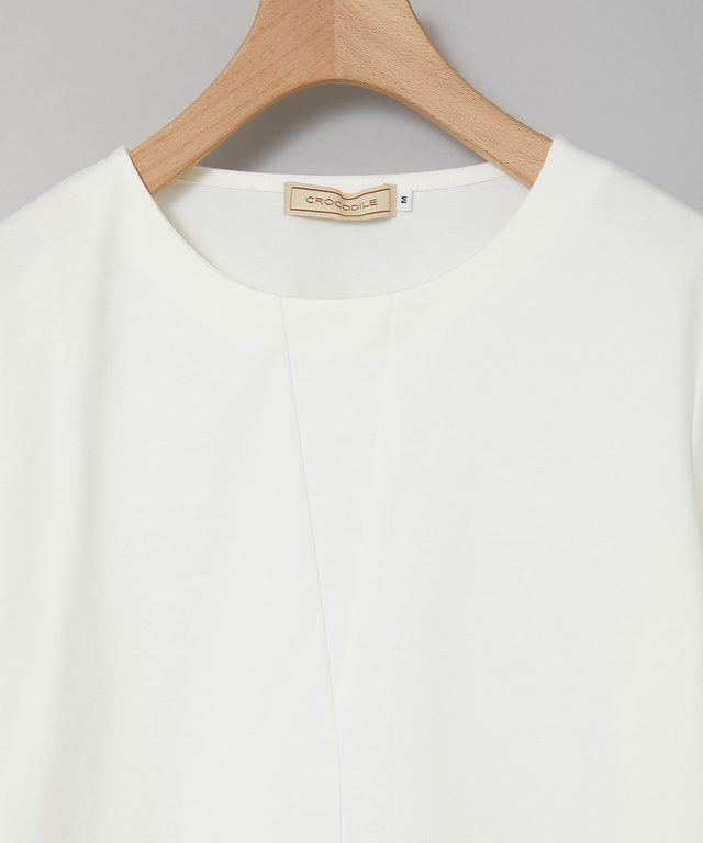 袖タック カットソー【一部店舗限定】