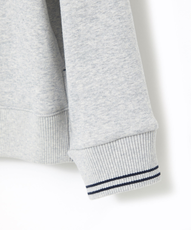 クルーネック リブ カットソー