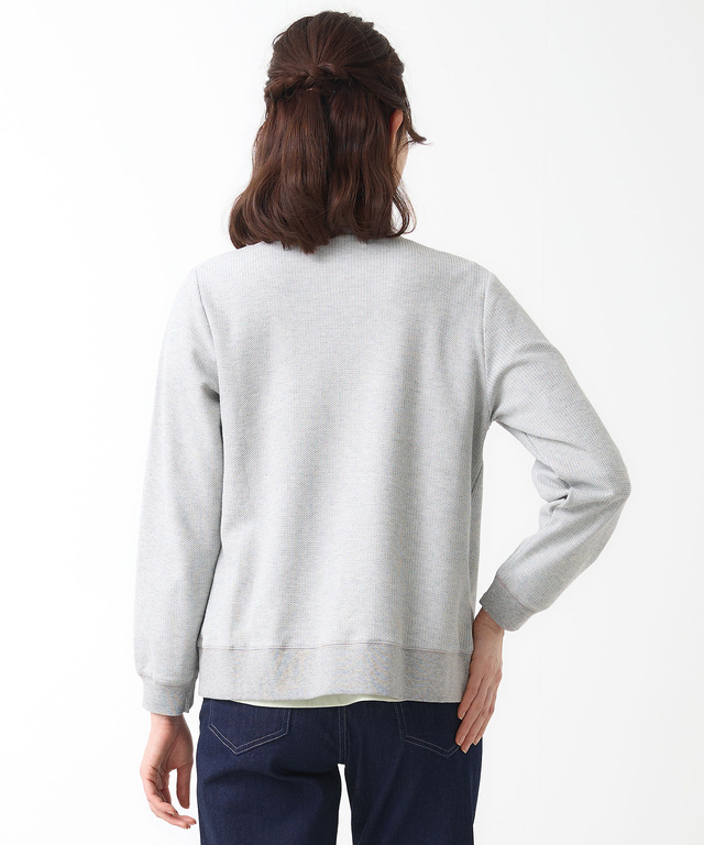 鹿の子 メランジ カーディガン