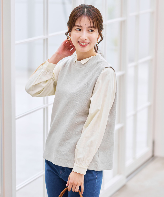ドッキング プルオーバー カットソー