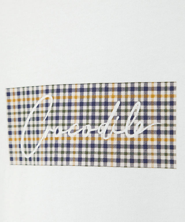 クロコダイルタータン ロゴ Tシャツ