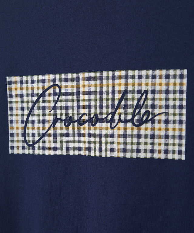 クロコダイルタータン ロゴ Tシャツ