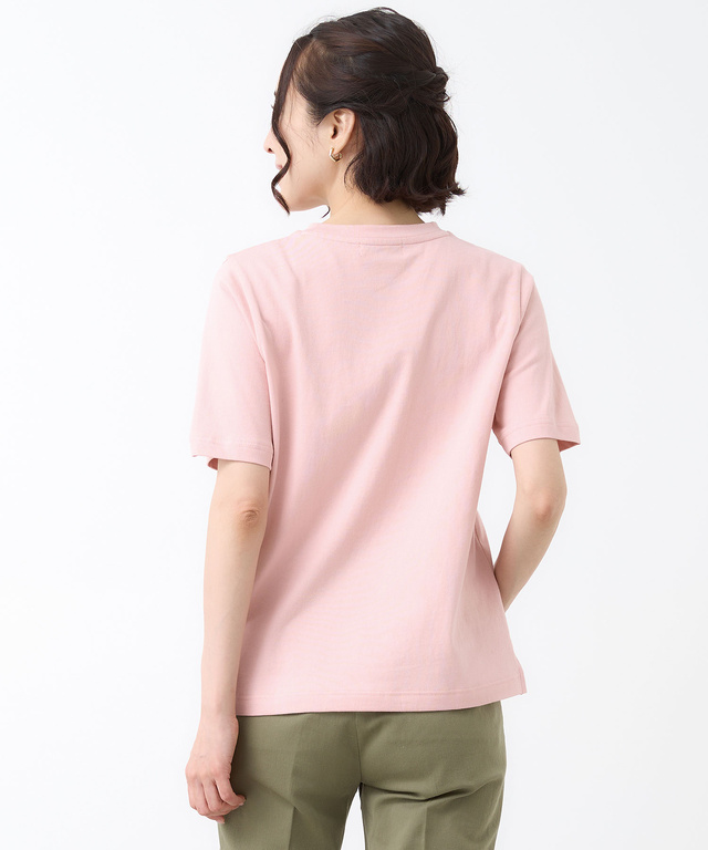 フラワーモチーフ 半袖 Tシャツ