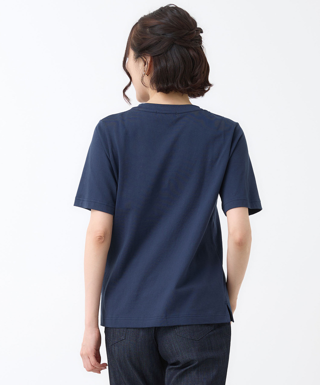 フラワーモチーフ 半袖 Tシャツ