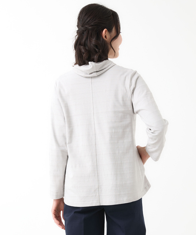 スノーコットン フード カーディガン【接触冷感】