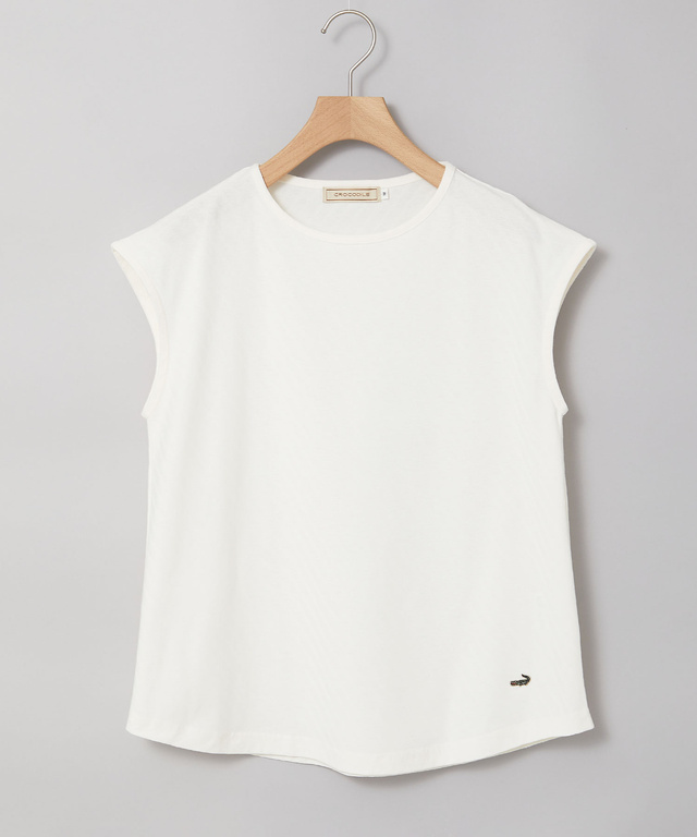 スノーコットン フレンチフリーブ カットソー【接触冷感】