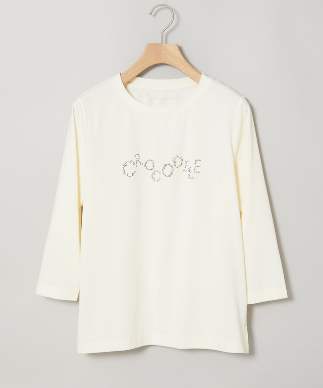 ロゴプリント 七分袖 Tシャツ