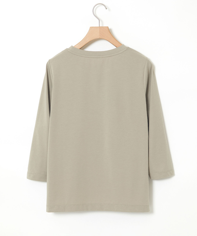 ロゴプリント 七分袖 Tシャツ