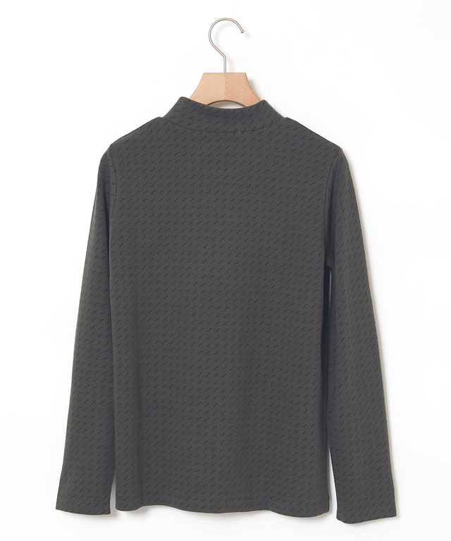 ジャカード ハイネック プルオーバー