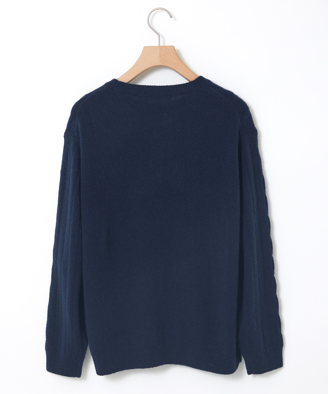 カシミヤ ケーブル プルオーバーニット【一部店舗限定】