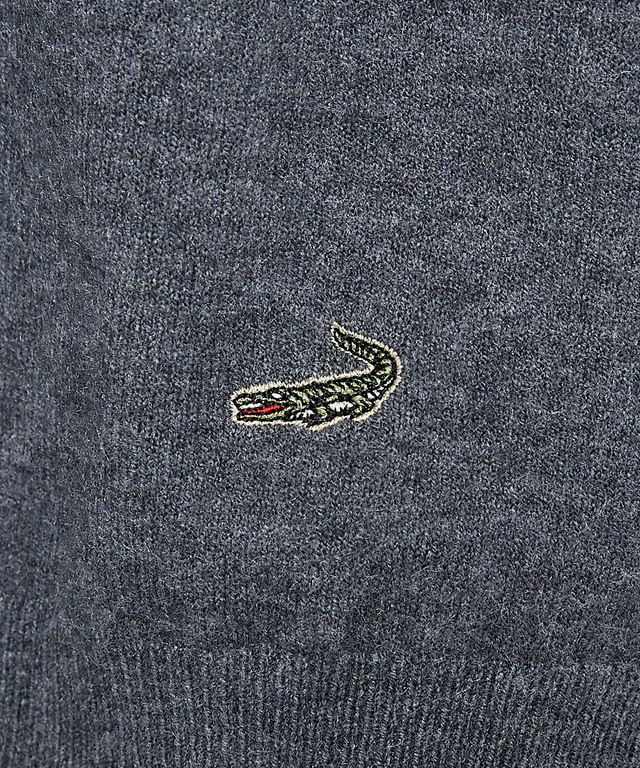 ウールブレンド アゼハイネック ニットカットソー【手洗いOK】