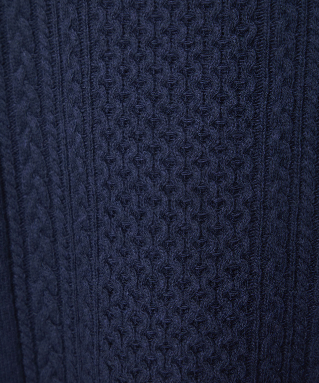 ストライプ ドッキング ニット【手洗いOK】【オンラインショップ限定】