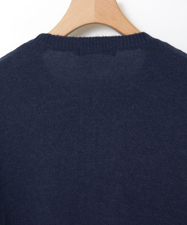 ストライプ ドッキング ニット【手洗いOK】【オンラインショップ限定】