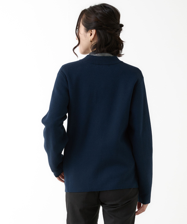 ジップアップ ニット カーディガン