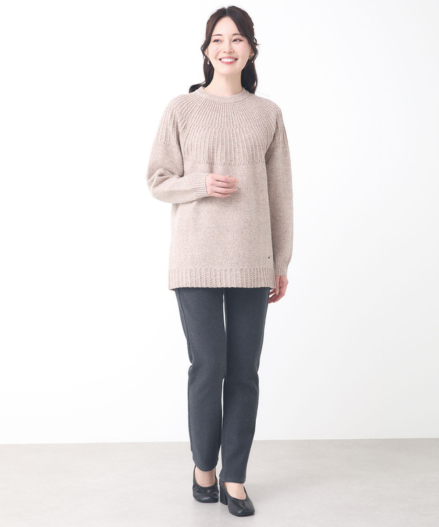 ウール マルチネップ ニット【手洗いOK】