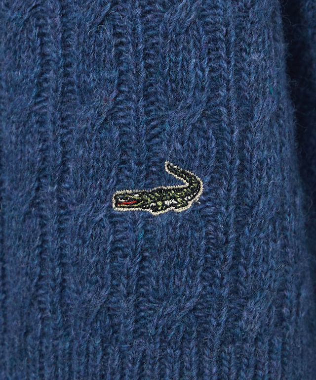 ウール ケーブルニット プルオーバー【手洗いOK】