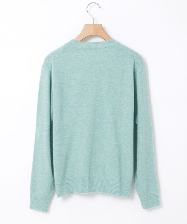 ウールブレンド アーガイル柄 ニット【手洗いOK】