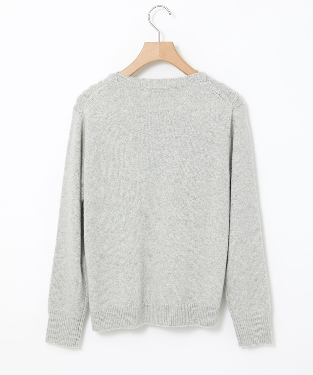 ウールブレンド ケーブル ニット