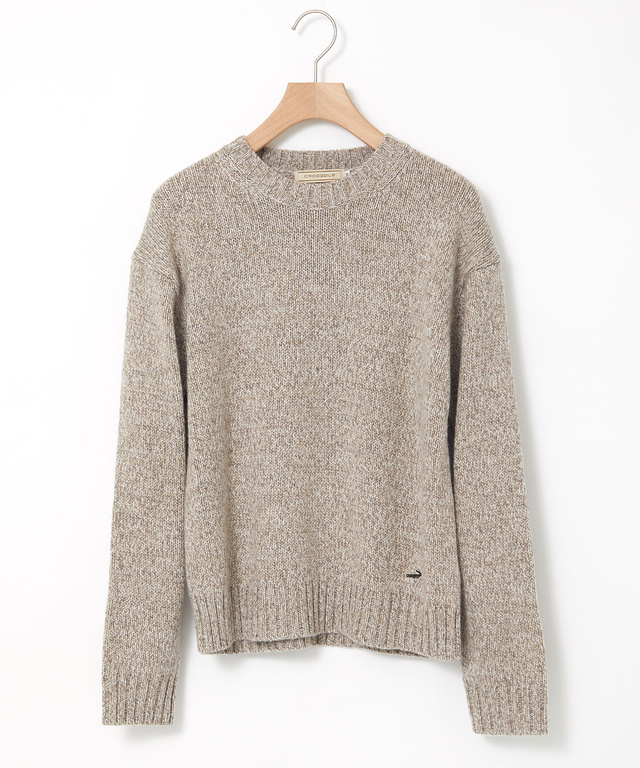 ウールブレンド カラーネップ ニット【手洗いOK】