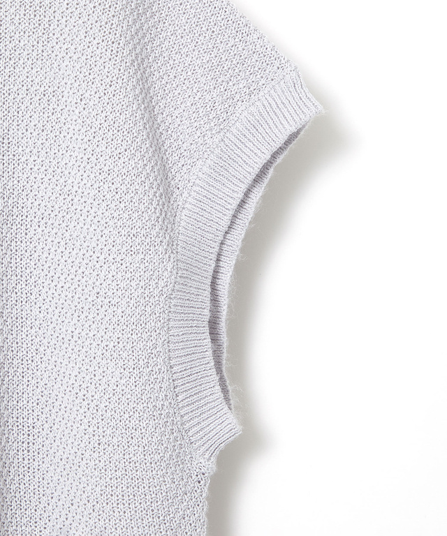 ペーパーヤーン ニット ベスト【手洗いOK】