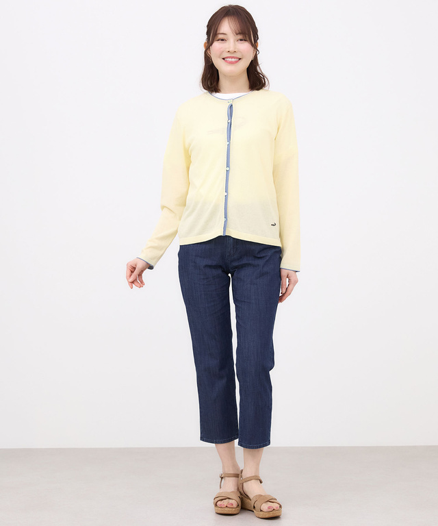 フロスティスピン カーディガン【手洗いOK】