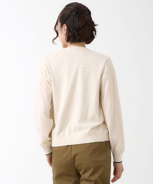 コットンブレンド ツイン ニット【手洗いOK】【オンラインショップ・一部店舗限定】