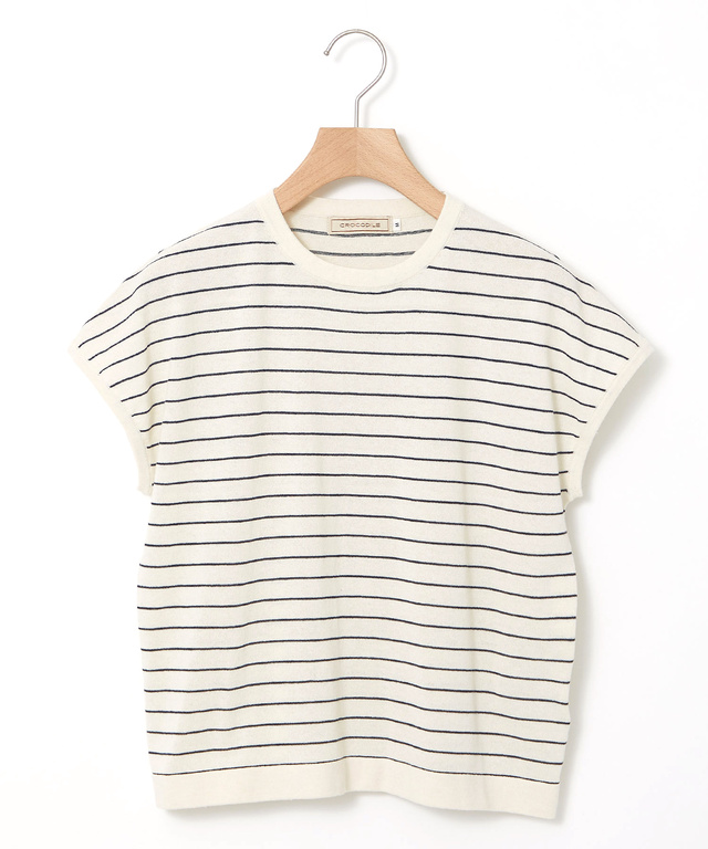 コットンブレンド ツイン ニット【手洗いOK】【オンラインショップ・一部店舗限定】