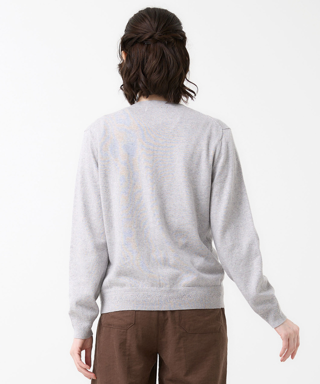 カシミヤブレンド ニット カーディガン【手洗いOK】