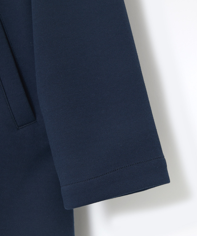 フード付き クロコダイルタータン コート