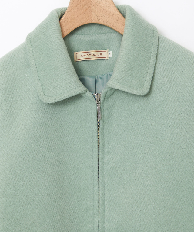 ウールライク ステンカラー コート