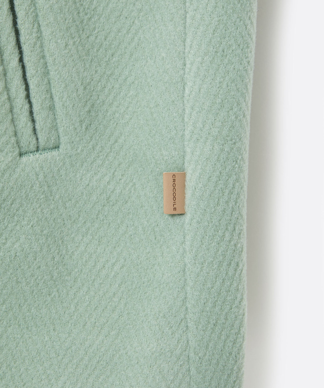 ウールライク ステンカラー コート