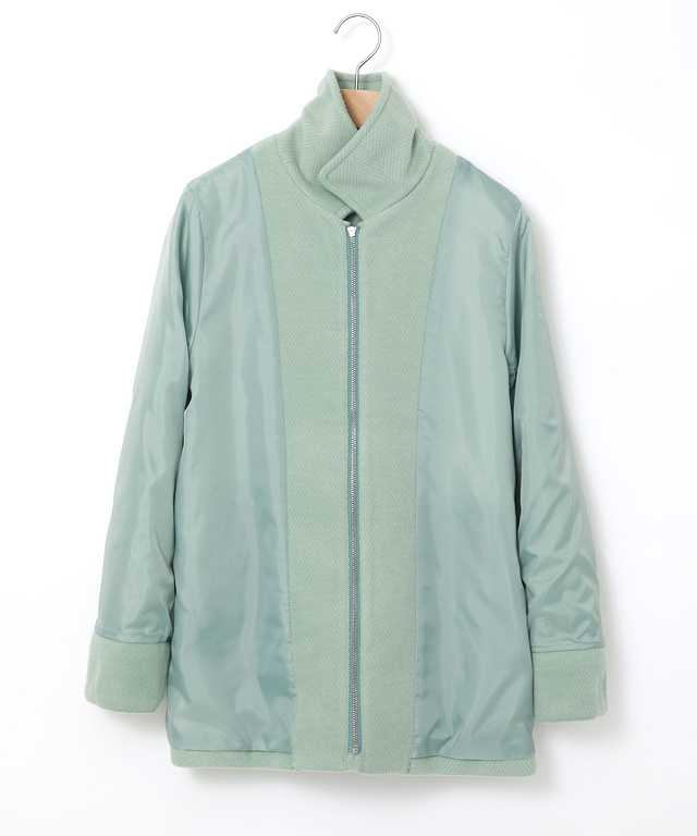 ウールライク ステンカラー コート