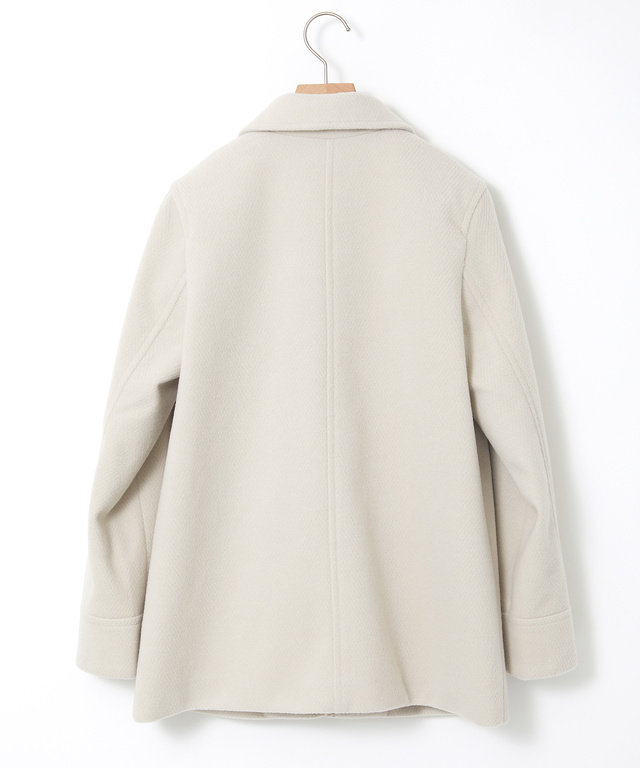 ウールライク ステンカラー コート