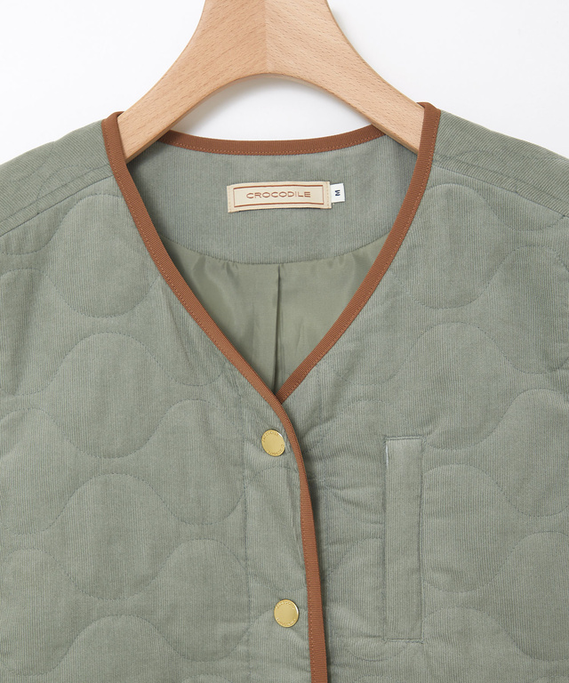 キルティング 中綿 ベスト