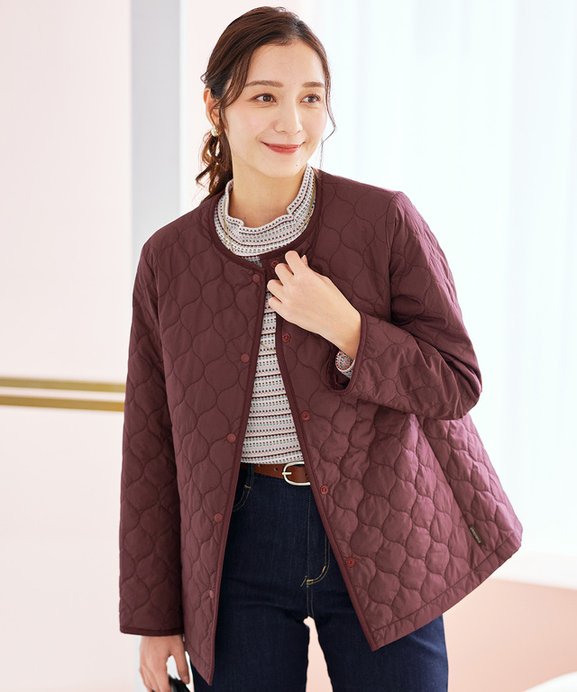 中綿 キルティング ジャケット