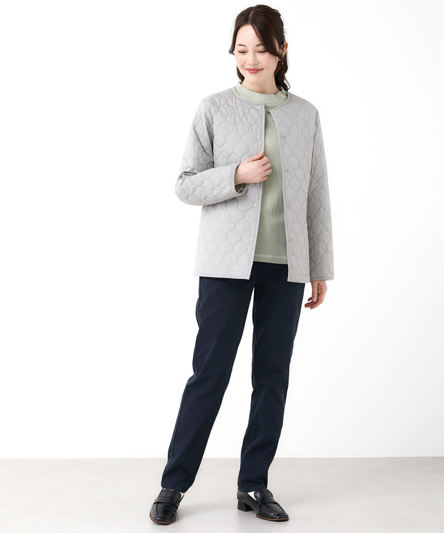 中綿 キルティング ジャケット