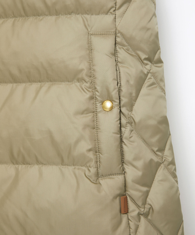 バイアスステッチ ロングダウン【撥水加工】