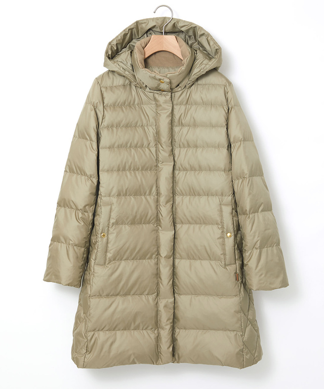 バイアスステッチ ロングダウン【撥水加工】