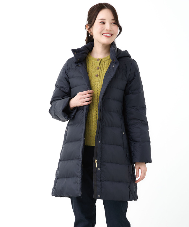 バイアスステッチ ロングダウン【撥水加工】