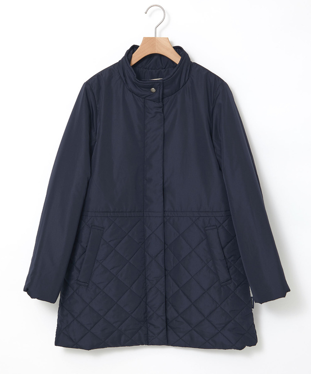 キルティング切り替え 中綿 ジャケット【撥水加工】