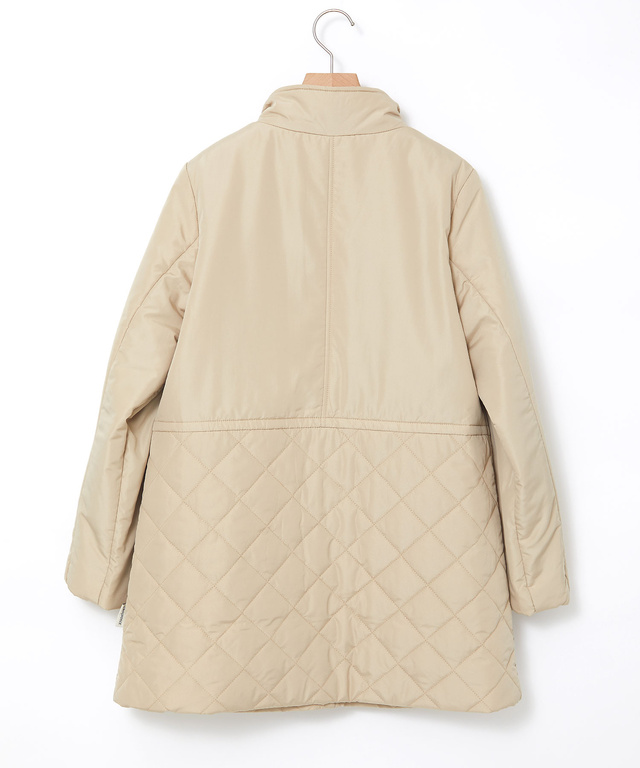 キルティング切り替え 中綿 ジャケット【撥水加工】