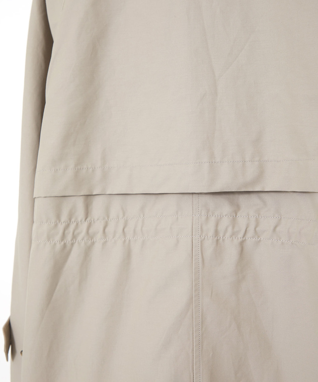 スピンドル付き ステンカラーコート