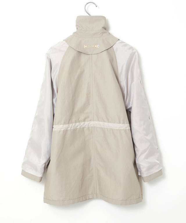 スピンドル付き ステンカラーコート