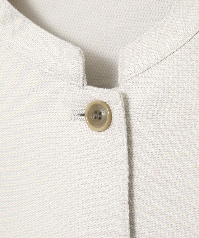 ツイル マオカラー ジャケット【手洗いOK】