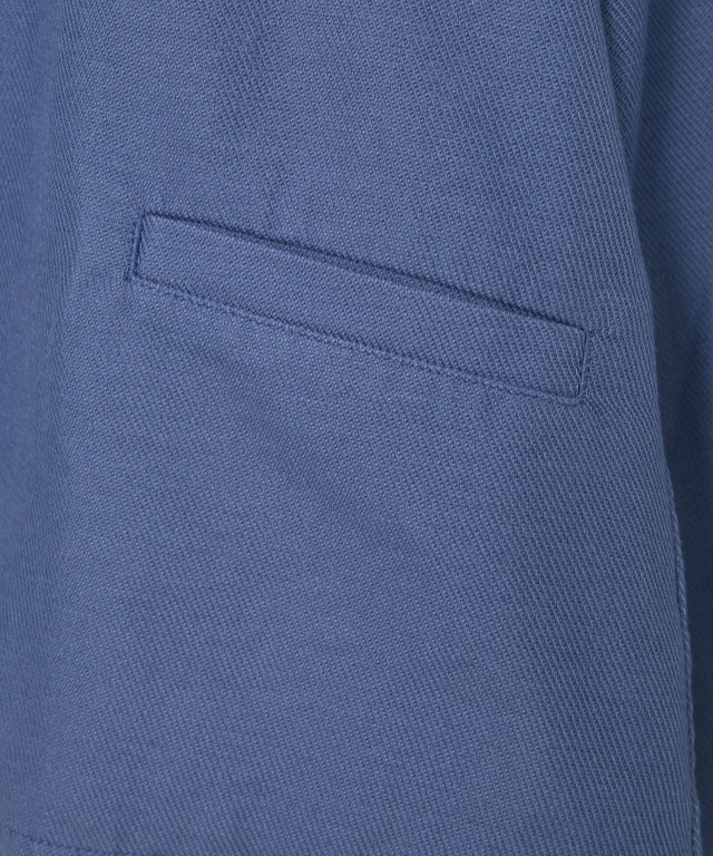 ツイル マオカラー ジャケット【手洗いOK】