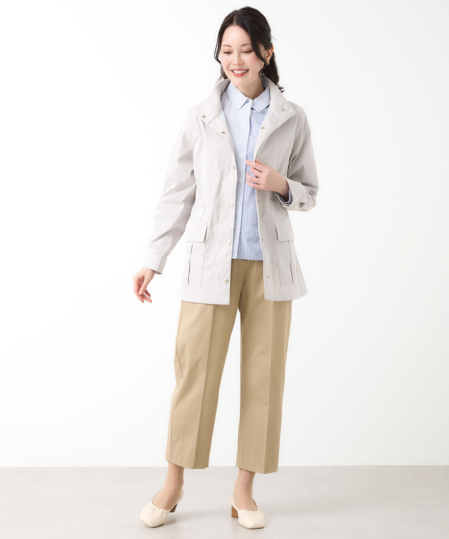 メモリー ミドル丈 コート【手洗いOK】