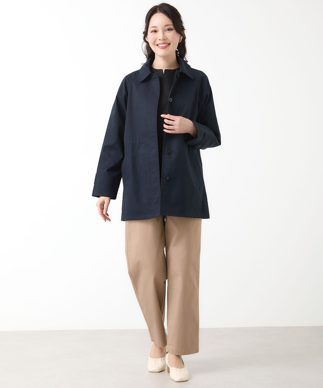 スピンドル付き ステンカラーコート【オンラインショップ・一部店舗限定】