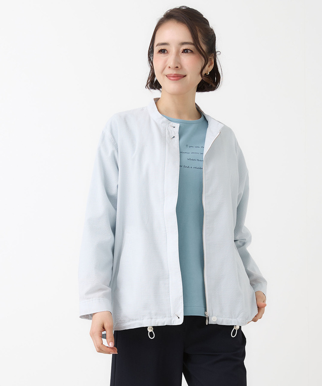 サッカー ギンガム ブルゾン【手洗いOK】