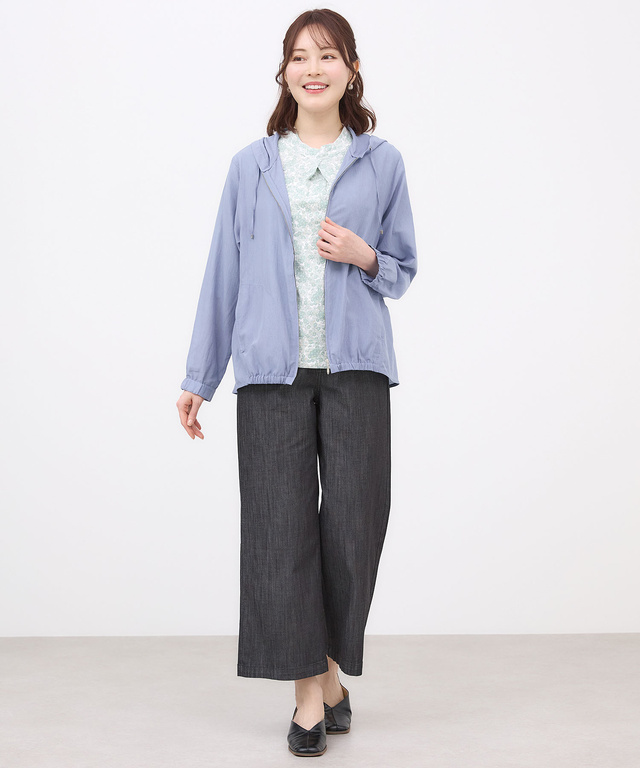 シアー パーカー【UVカット】【手洗いOK】