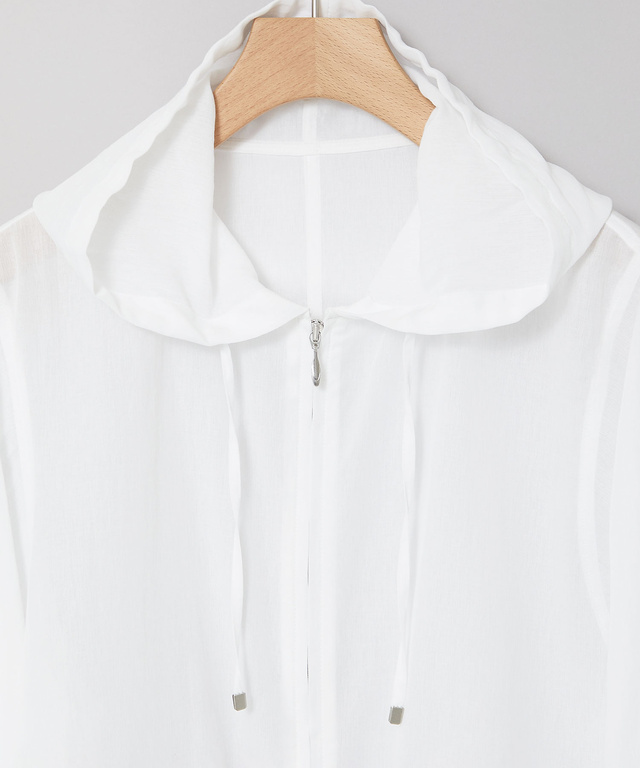 シアー パーカー【UVカット】【手洗いOK】